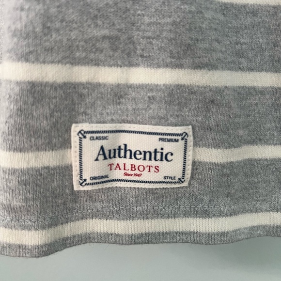 Talbots Long Sleeve in Navy/Gray - Picture 2 of 4